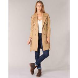 Trenchcoat Camel maat l dikke travelstof nieuw