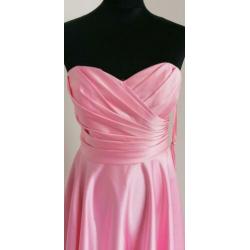 Roze cocktailjurk feestjurk galajurk 36 /38