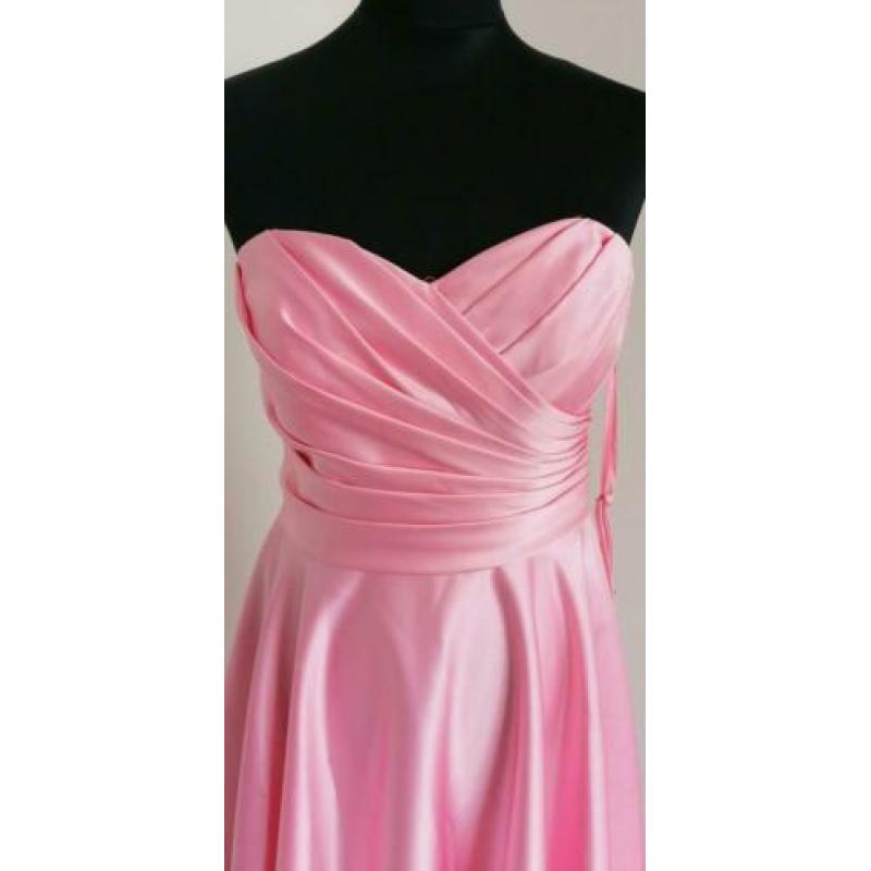 Roze cocktailjurk feestjurk galajurk 36 /38