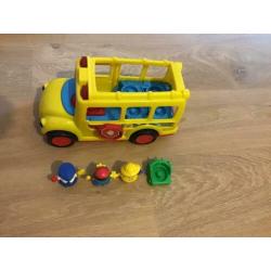 Little people schoolbus incl. 3 poppetjes