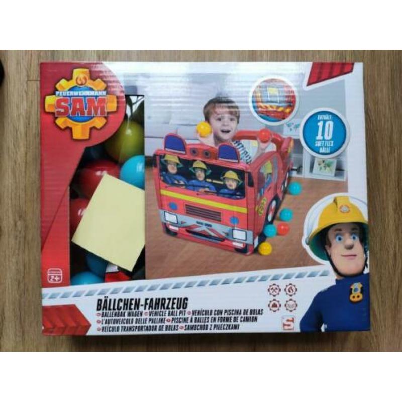 Nieuwe ballenbak wagen brandweerman Sam