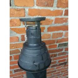 Rookgas afvoer buizen 2 stuks
