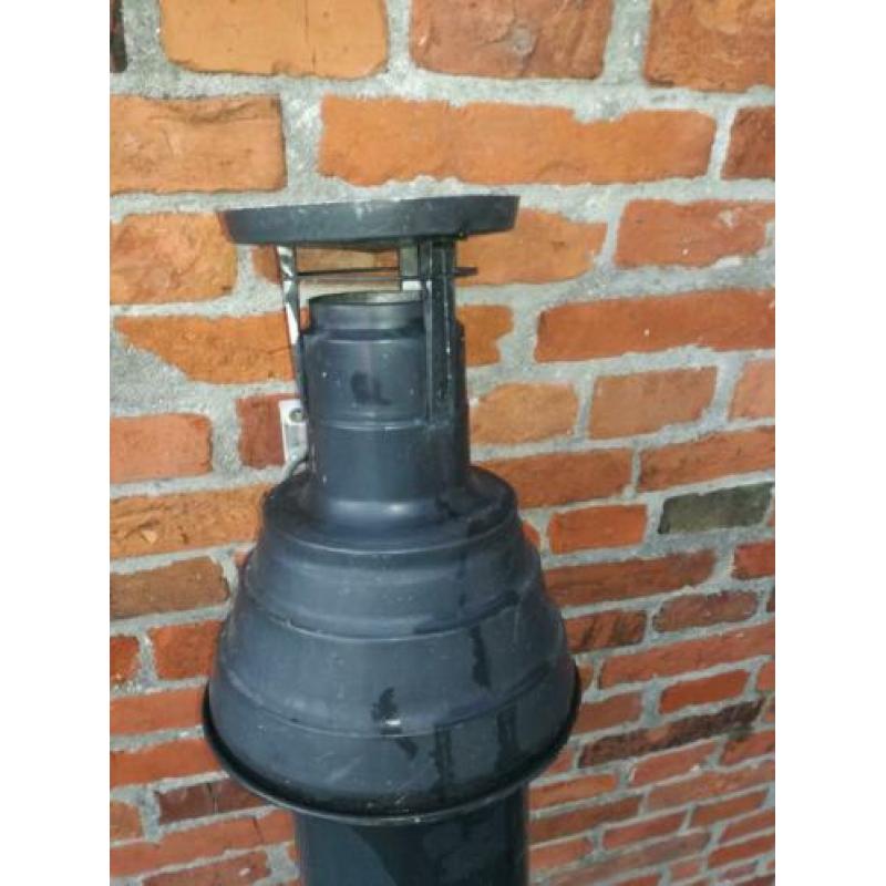 Rookgas afvoer buizen 2 stuks