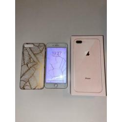 Iphone 8 plus 64 gb (let op: barst achterkant)