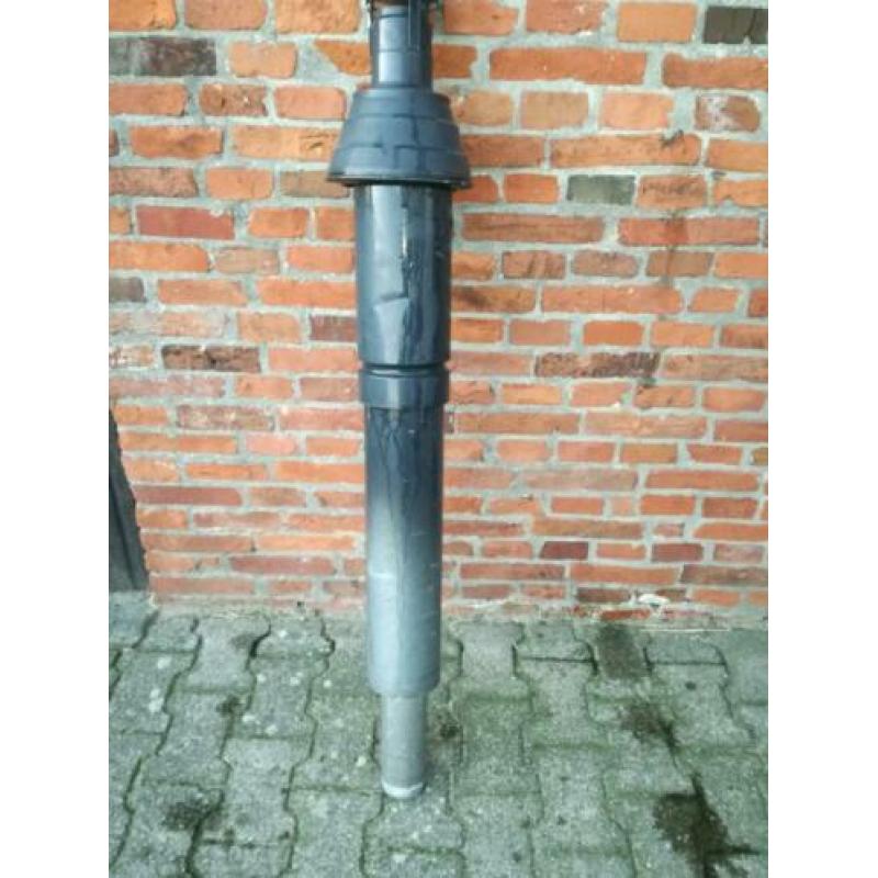 Rookgas afvoer buizen 2 stuks