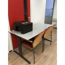 4 bureaus voor zakelijk gebruik 160 x 80 cm