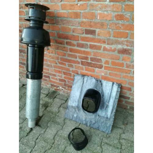 Rookgas afvoer buizen 2 stuks
