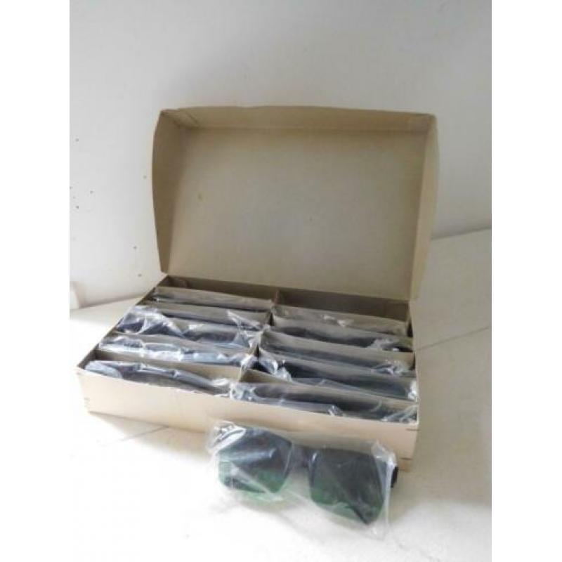 Vintage/jaren 60 originele winkeldoos heren zonnebrillen.