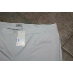 from (vestebene) vlot stretch lichtgrijze broek mt 52/54
