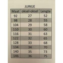 Jurkje paard met zebraparaplu (ook met korte mouw) maat 104