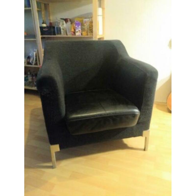 Zwarte Fauteuil/Stoel/Armstoel