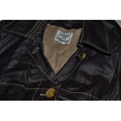 linnen wax achtige jas van casual look in mt 38-40 - jas1J