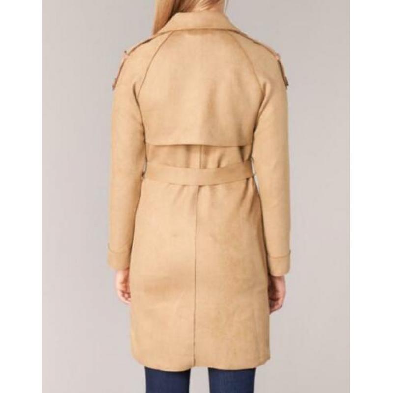 Trenchcoat Camel maat l dikke travelstof nieuw