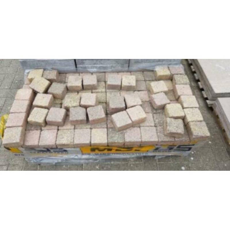 Cobblestones 10 x 10 bont en antraciet te koop