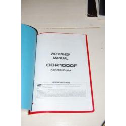 Honda CBR1000F workshop manual