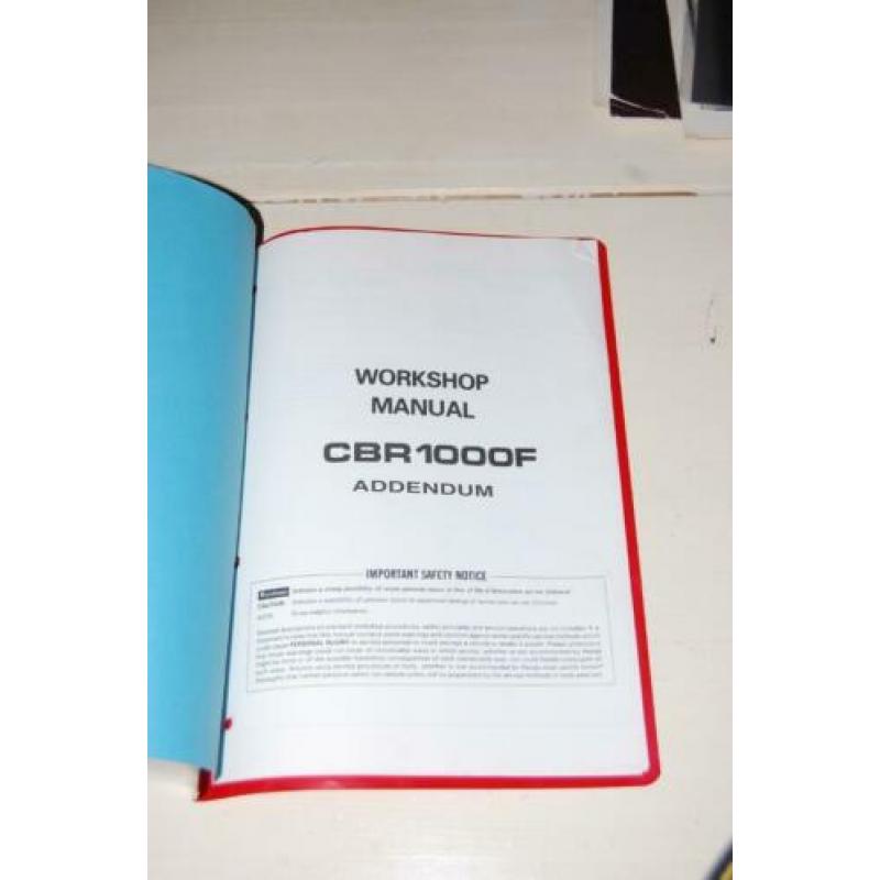 Honda CBR1000F workshop manual