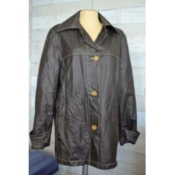 linnen wax achtige jas van casual look in mt 38-40 - jas1J