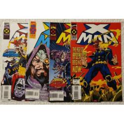 X-man #1, #2, #3, #4. 1995. near mint. alle 4 voor 8 euro.