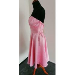 Roze cocktailjurk feestjurk galajurk 36 /38