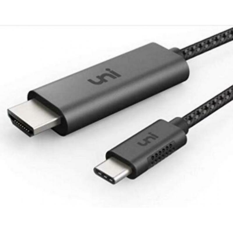 UNI USB C to HDMI Cable (4K@60Hz) Apple Samsung Microsoft