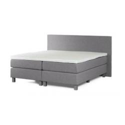 Boxspring 402 Zwart inc. Pocket Matrassen Hoofdbord+Topper