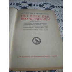 Boek der 1000 wonderen. Door a. Furst en a moszkowski. Uitga