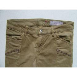 T49 NIEUW!! skin fit jeans EDC by ESPRIT bruin maat 36 short