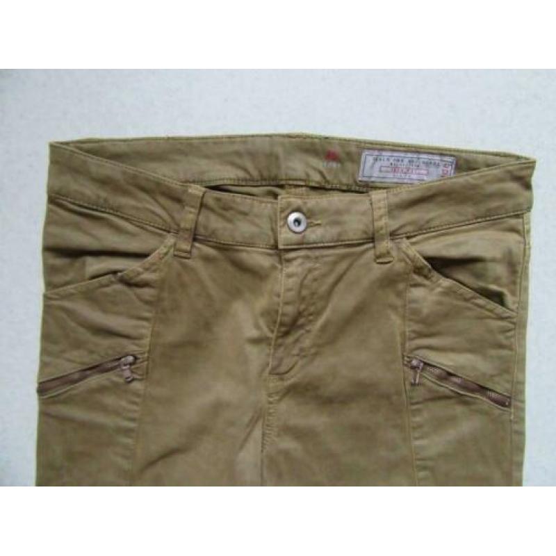 T49 NIEUW!! skin fit jeans EDC by ESPRIT bruin maat 36 short