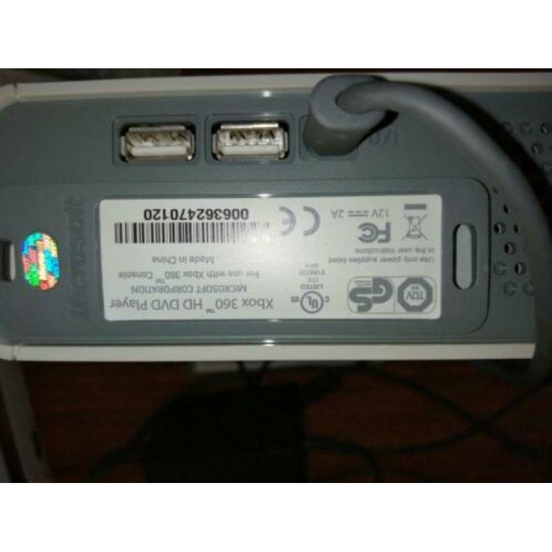 Xbox 360 met DVD speler, consoles en spellen