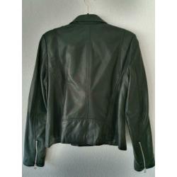 GOOSECRAFT Julia zwart leren bikerjack jasje leer jacket