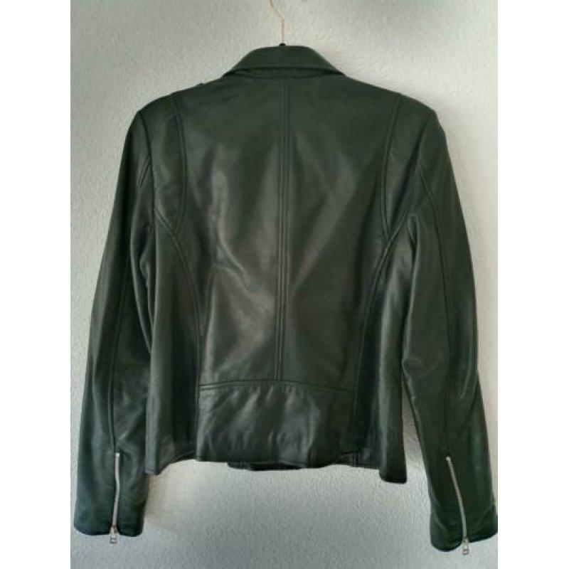 GOOSECRAFT Julia zwart leren bikerjack jasje leer jacket