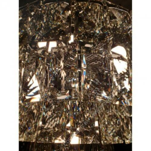 HANGLAMP IZZY ZILVER 16-LIGHTS luxe, luxury , metropolitan