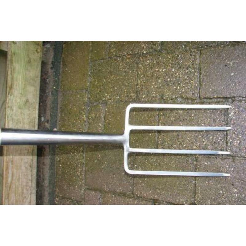 tuingereedschap -Nieuwe Spit/mestvork - RVS