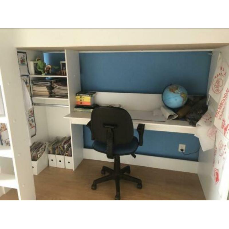 Parisot Swan Hoogslaper met bureau en kast