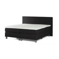 Boxspring 402 Zwart inc. Pocket Matrassen Hoofdbord+Topper