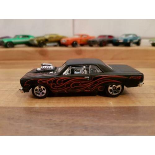 Hotwheels '64 Chevrolet Chevelle SS Mat Zwart