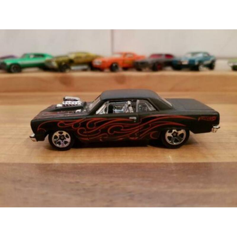 Hotwheels '64 Chevrolet Chevelle SS Mat Zwart