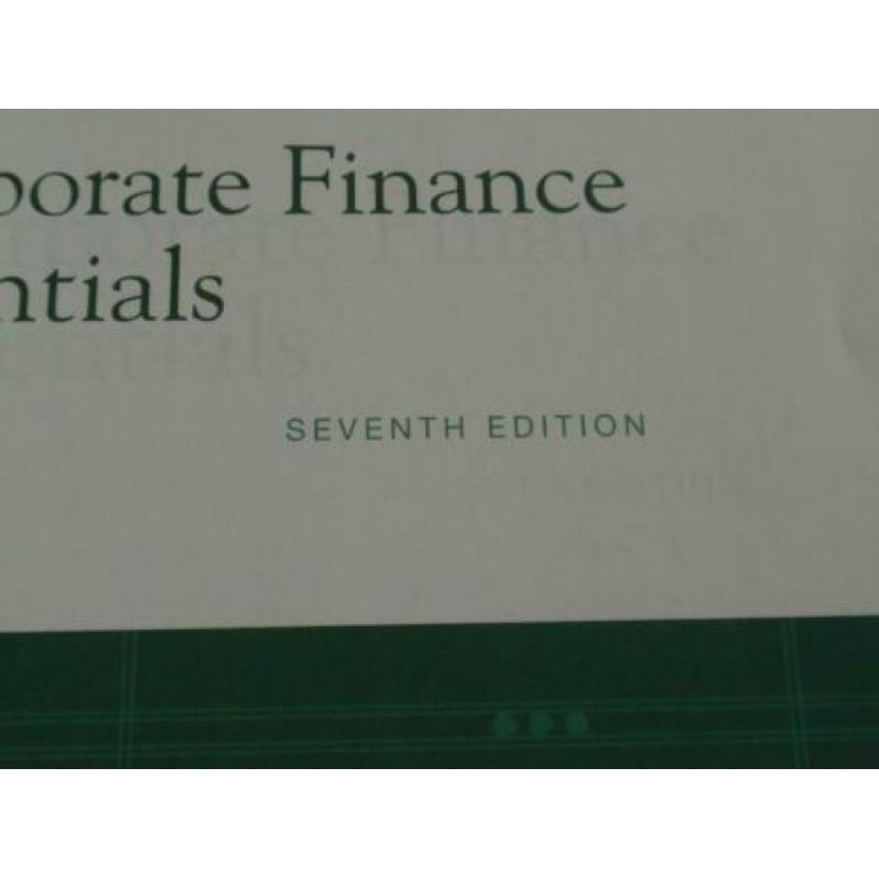 Corporate Finance Essentials