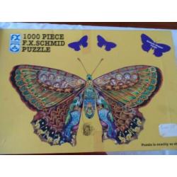 shaped jigsaw silhouette vlinder puzzels