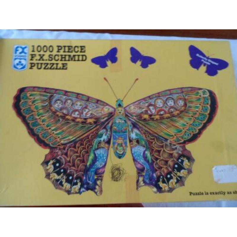 shaped jigsaw silhouette vlinder puzzels