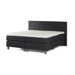 Boxspring 402 Zwart inc. Pocket Matrassen Hoofdbord+Topper