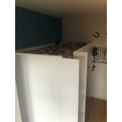 Parisot Swan Hoogslaper met bureau en kast
