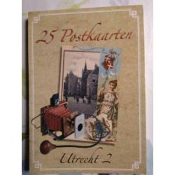 Mapje 25 oude postkaarten foto kaarten van stad Utrecht