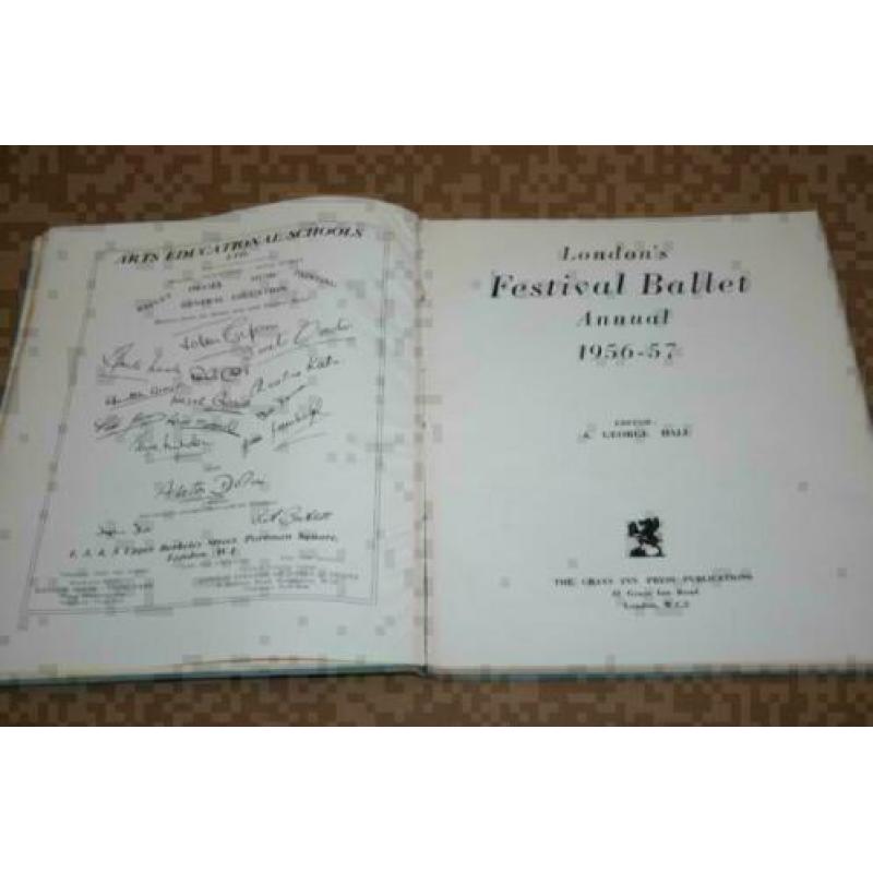Boek - London's Festival Ballet Annual 1956-57 !!
