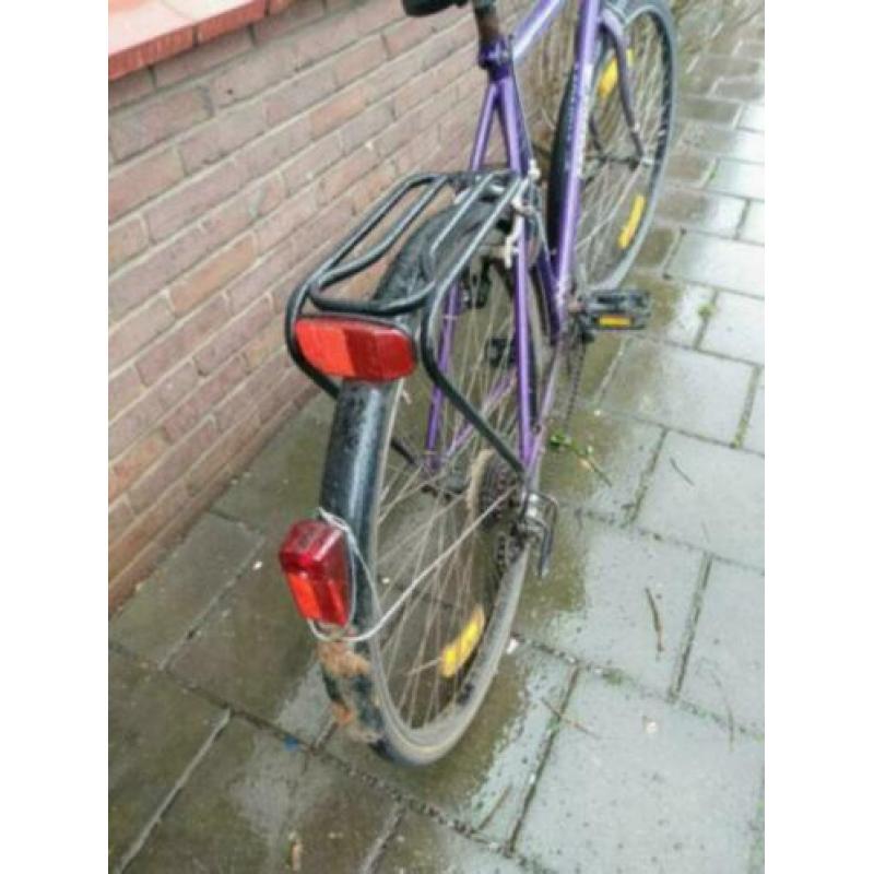 leuk paars frame voor fixie project!