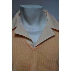 CV25 Mooi Dubbellook Shirt Blouse maat XXL