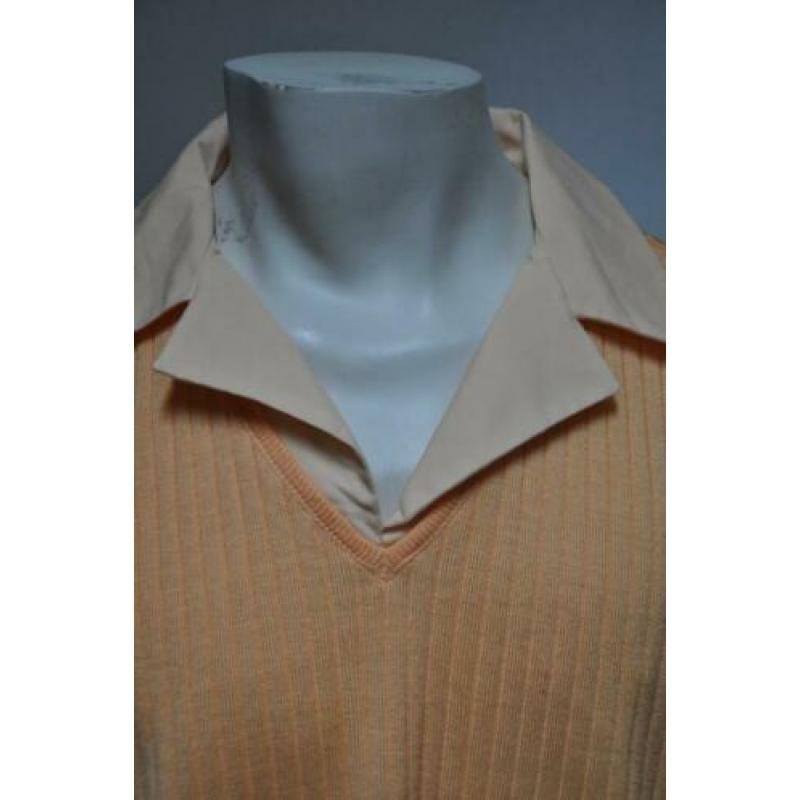 CV25 Mooi Dubbellook Shirt Blouse maat XXL
