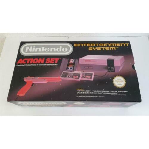 Nintendo NES Action Set Compleet Zeer Nette Doos