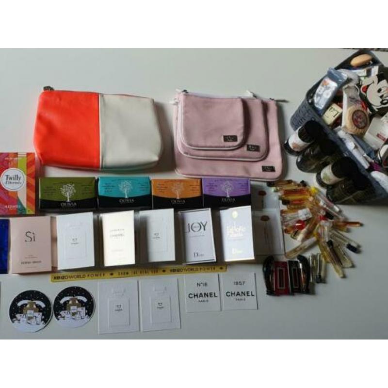 Parfum Proefjes, Zeepjes, Tasjes, Dior, Chanel, Lancome