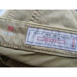 T49 NIEUW!! skin fit jeans EDC by ESPRIT bruin maat 36 short